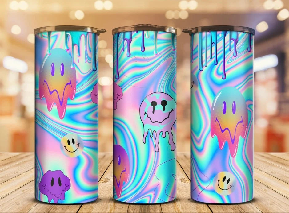 Drip Smiley Tumbler